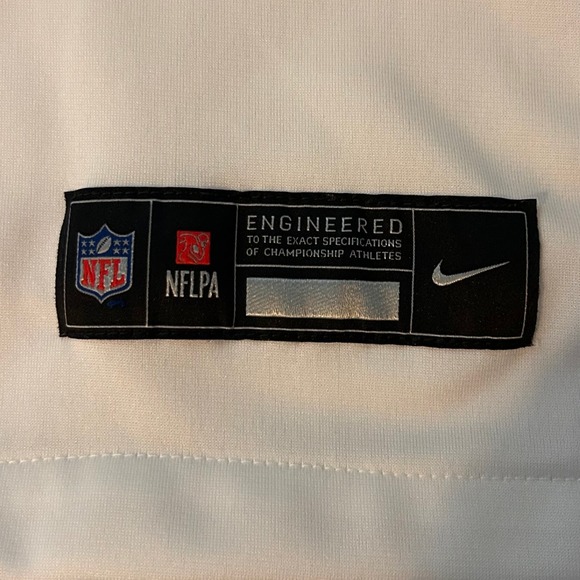 New York Jets Mens Large Nike Aaron Rodgers #8 White OnField NFL Football Jersey - Picture 5 of 8